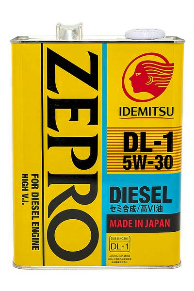 Масло моторное синтетическое IDEMITSU ZEPRO DIESEL 5W30 FS C2-08 DL-1   4L