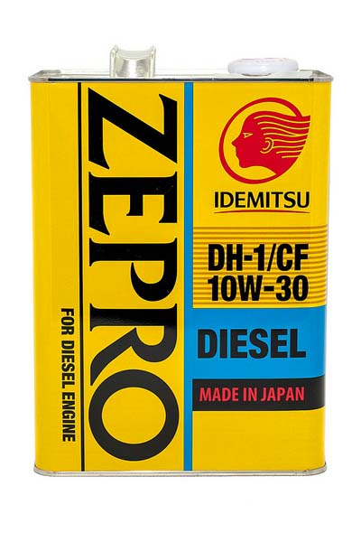 Масло моторное синтетическое IDEMITSU ZEPRO DIESEL 10W30 SS CF DH-1   4L