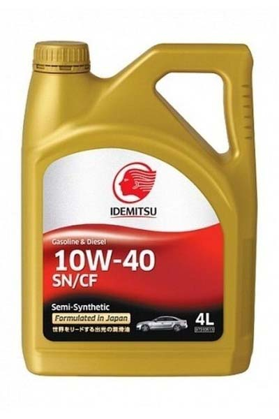 Масло моторное синтетическое IDEMITSU 5W-40 FS SN/CF 4L