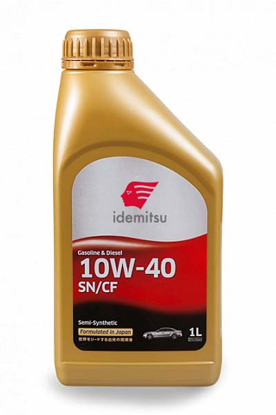 Масло моторное полусинтетическое IDEMITSU 10W-40 SS SN/CF 1L