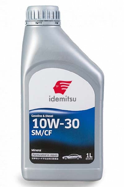 Масло моторное минеральное IDEMITSU 10W-30 Mi SM/CF 1L