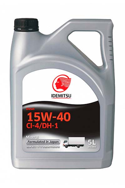 Масло моторное минеральное IDEMITSU DIESEL 15W-40 Mi E7-08 CI-4 DH-1 5L