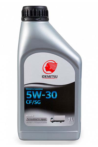 Масло моторное минеральное IDEMITSU DIESEL 10W-30 Mi CF-4/SG 5L