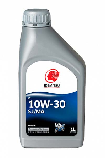 Масло моторное минеральное IDEMITSU 4T 10W-30 Mi SJ MA 1L