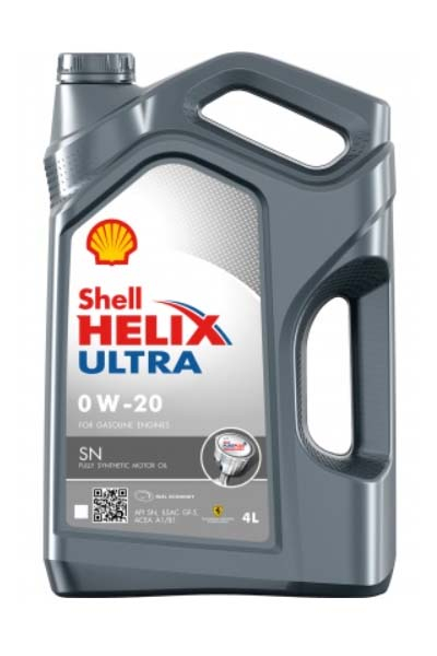 Масло моторное синтетическое SHELL HELIX ULTRA 0W-20 SN A1/B1 GF-5   4L