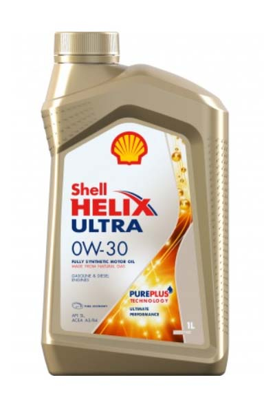 Масло моторное синтетическое SHELL HELIX ULTRA 0W-30 SL A3/B3/B4   1L