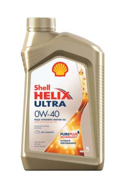 Масло моторное синтетическое SHELL HELIX ULTRA 0W-40 SN/SN+ A3/B4   1L