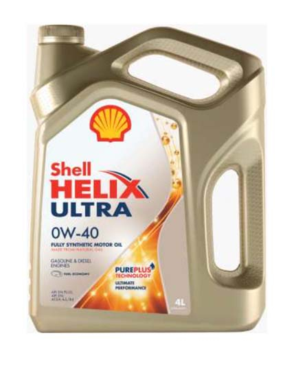 Масло моторное синтетическое SHELL HELIX ULTRA 0W-40 SN/SN+ A3/B4   4L