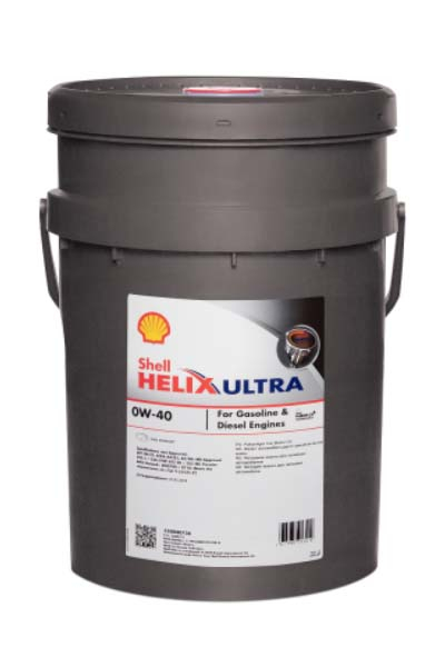 Масло моторное синтетическое SHELL HELIX ULTRA 0W-40 SN/SN+ A3/B4   20L