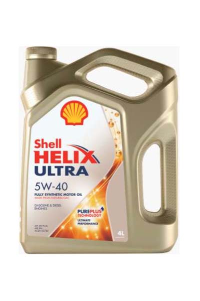 Масло моторное синтетическое SHELL HELIX ULTRA 5W-40 SN A3/B4   4L