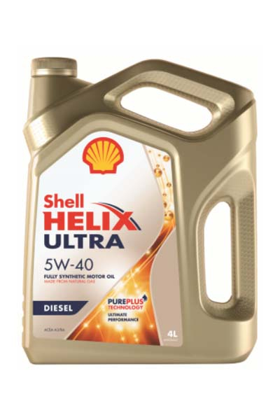 Масло моторное синтетическое SHELL HELIX ULTRA DIESEL 5W-40 SN/CF A3/B4   4L