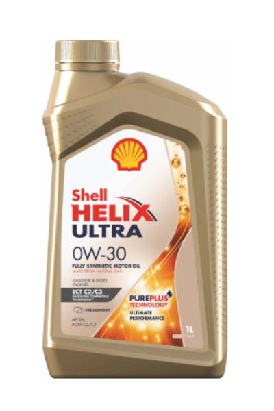Масло моторное синтетическое SHELL HELIX ULTRA ECT  0W-30 C2/C3 SN   1L