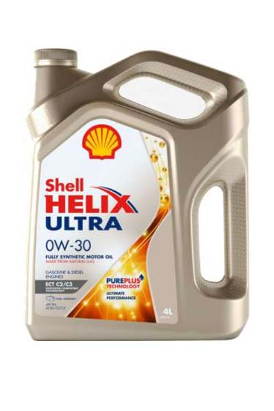 Масло моторное синтетическое SHELL HELIX ULTRA ECT  0W-30 C2/C3 SN   4L