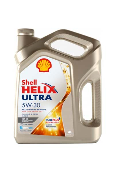 Масло моторное синтетическое SHELL HELIX ULTRA ECT  5W-30 C3   4L