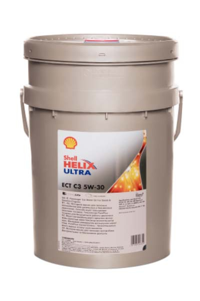 Масло моторное синтетическое SHELL HELIX ULTRA ECT  5W-30 C3   20L