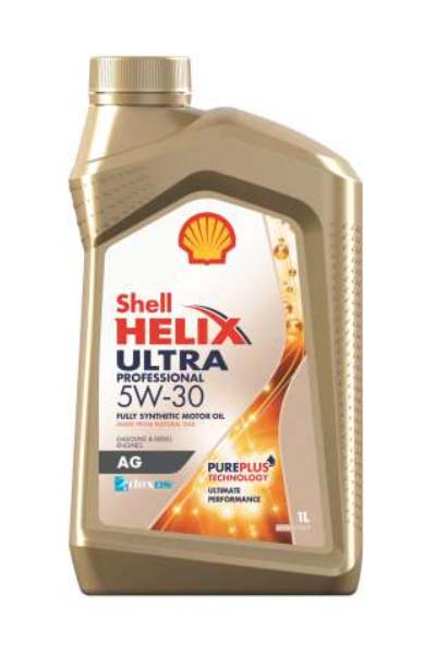 Масло моторное синтетическое SHELL HELIX ULTRA AG 5W-30 SN C3   1L