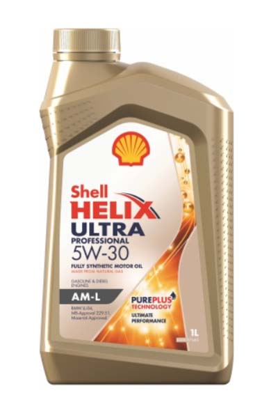 Масло моторное синтетическое SHELL HELIX ULTRA PROFESSIONAL AM-L  5W-30 SN C3   1L
