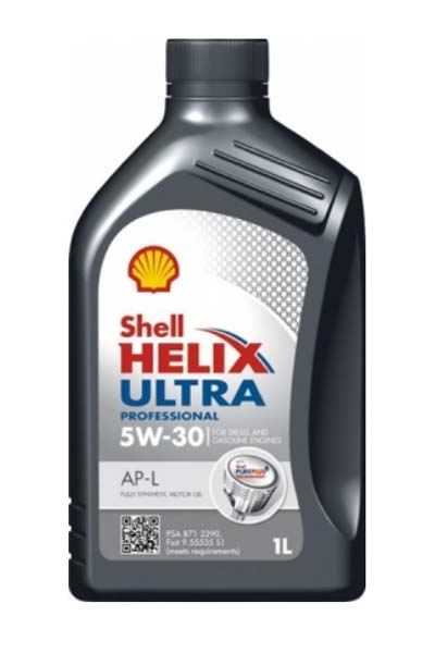 Масло моторное синтетическое SHELL HELIX ULTRA PROFESSIONAL AP-L  5W-30 SN C3   1L