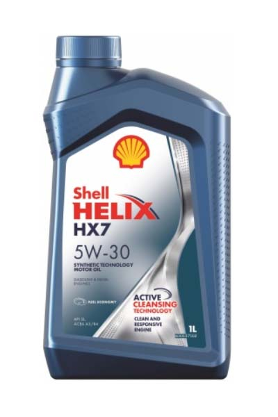 Масло моторное полусинтетическое SHELL HELIX HX7  5W-30 SL A3/B4   1L