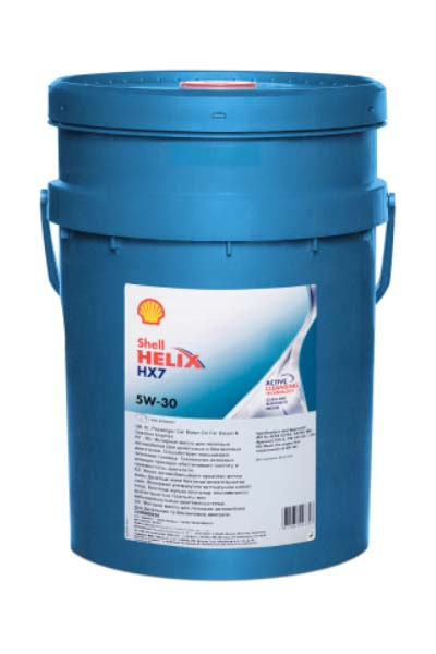 Масло моторное полусинтетическое SHELL HELIX HX7  5W-30 SL A3/B4   20L