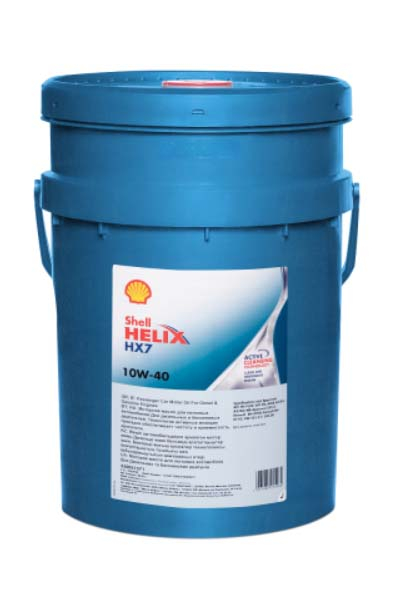Масло моторное полусинтетическое SHELL HELIX HX7 10W-40 SN/CF A3/B4   20L