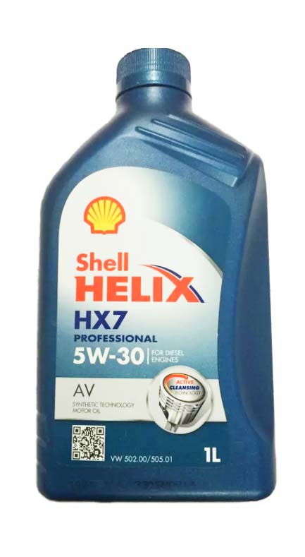 Масло моторное полусинтетическое SHELL HELIX HX7 5W-30 SN/CF A3/B4   1L