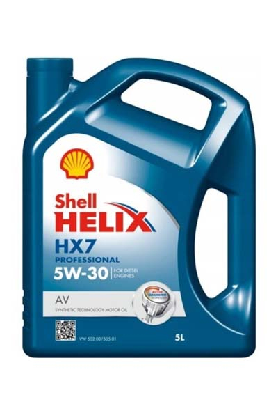 Масло моторное полусинтетическое SHELL HELIX HX7 5W-30 SN/CF A3/B4   5L