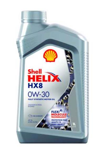 Масло моторное синтетическое SHELL HELIX HX8 0W-30 SL A3/B4   1L