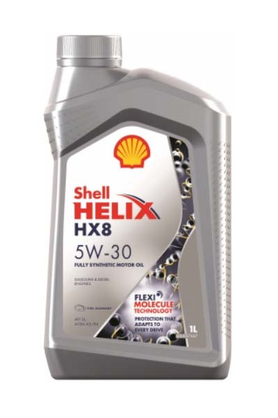 Масло моторное синтетическое SHELL HELIX HX8  5W-30 SL A3/B4   1L