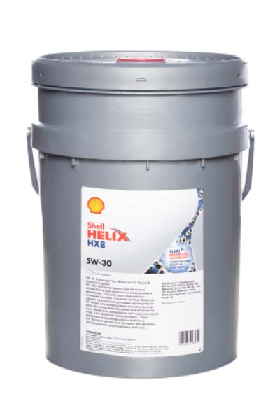 Масло моторное синтетическое SHELL HELIX HX8  5W-30 SL A3/B4   20L