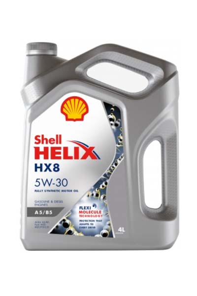 Масло моторное синтетическое SHELL HELIX HX8  5W-30 A5/B5   4L