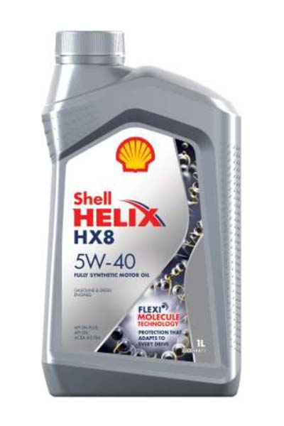 Масло моторное синтетическое SHELL HELIX HX8  5W-40 SN/SN+ A3/B3/B4   1L
