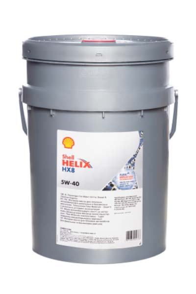 Масло моторное синтетическое SHELL HELIX HX8  5W-40 SN/SN+ A3/B3/B4   20L