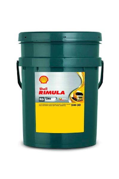 Масло моторное синтетическое SHELL Rimula R6 LME  5W-30 E6/E7  20L