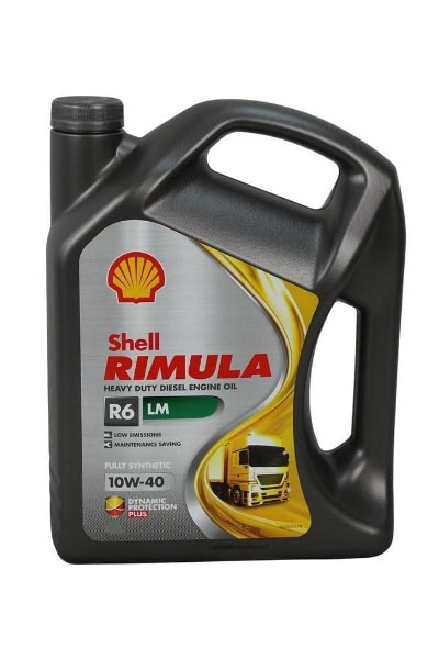 Масло моторное синтетическое SHELL Rimula R6 LM  10W-40 E6/E9 CH-4/CI-4/CJ-4 DH-2 5L