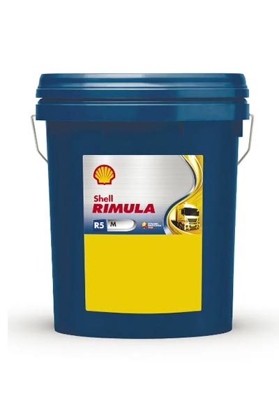 Масло моторное полусинтетическое SHELL Rimula R5 M  10W-40 E4 20L