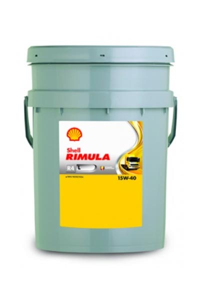 Масло моторное минеральное SHELL Rimula R4 L  15W-40 CF/CF-4/CG-4/CH-4/CI-4/CI-4+/CJ-4 E7/E9 20L