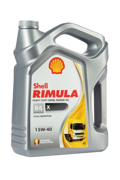 Масло моторное минеральное SHELL Rimula R4 X  15W-40 E7/E5/E3 SL/CH-4/CI-4 4L
