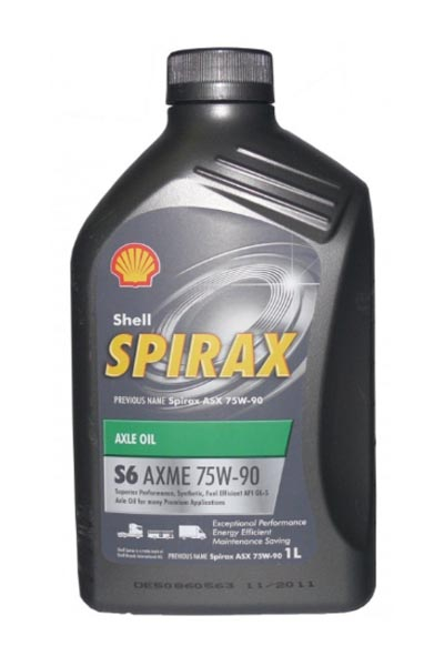 Масло трансмиссионное синтетическое SHELL Spirax S6 AXME 75W-90 GL-5  1L