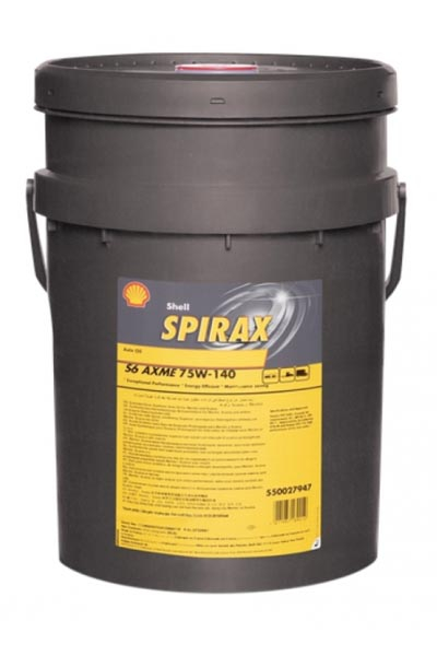 Масло трансмиссионное синтетическое SHELL Spirax S6 AXME 75W-140 GL-5/MT-1 20L