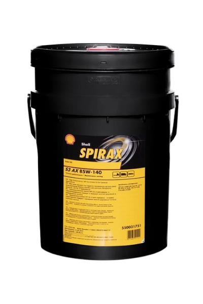 Масло трансмиссионное минеральное SHELL Spirax S3 AX 85W-140 GL-5 20L