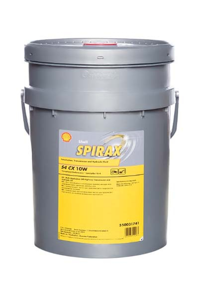 Масло трансмиссионно-гидравлическое полусинтетическое SHELL Spirax S4 CX 10W 20L