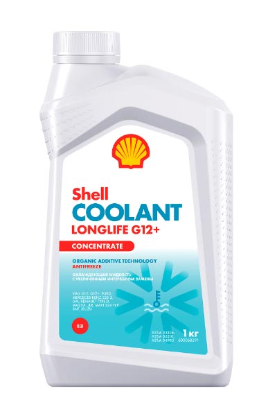 Антифриз SHELL Coolant Longlife G12+ концентрат 1 кг