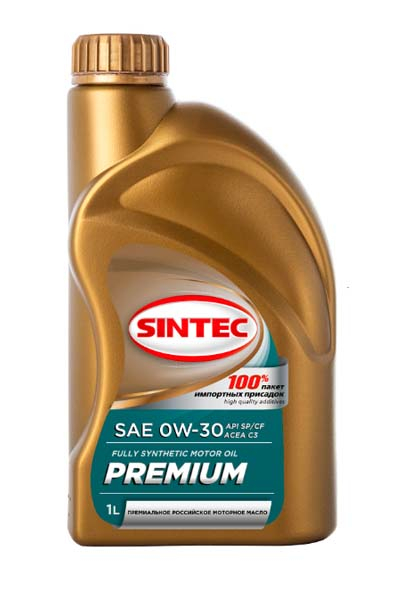 Масло моторное PAO синтетическое SINTEC PREMIUM 0W30 C3 SP/CF   1L