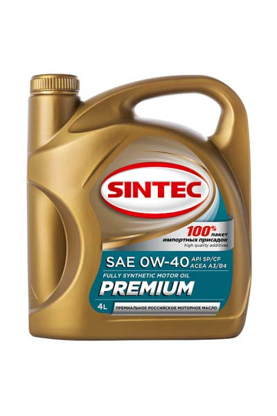 Масло моторное PAO синтетическое SINTEC PREMIUM 0W30 C3 SP/CF   4L