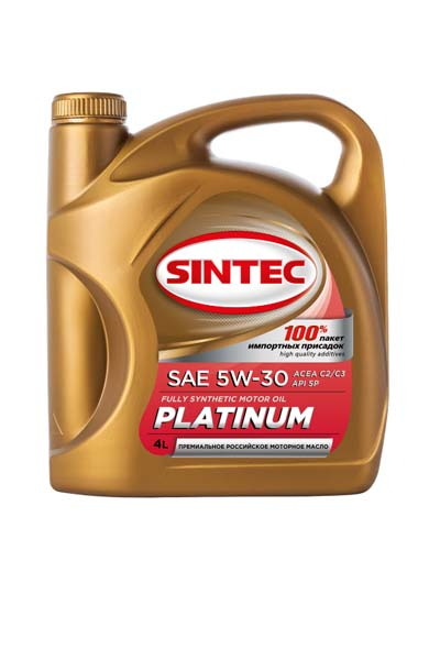Масло моторное синтетическое SINTEC PLATIUM 5W30 C2/C3 SP   4L