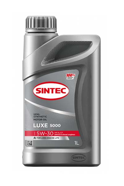Масло моторное полусинтетическое SINTEC LUXE 5000  5W30 SL/CF   1L