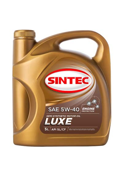 Масло моторное полусинтетическое SINTEC LUXE  5W40 SL/CF   5L
