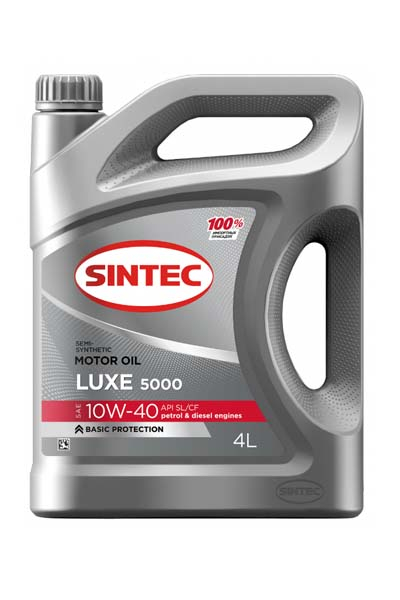 Масло моторное полусинтетическое SINTEC LUXE 10W40 SL/CF   4L