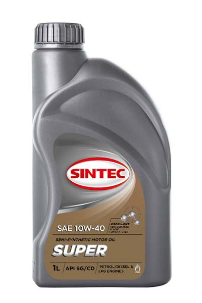 Масло моторное полусинтетическое SINTEC SUPER 10W40 SG/CD   1L